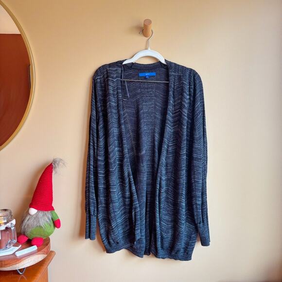 Apt. 9 Marled Gray Open-Front Cardigan 🩶 - Picture 1 of 6